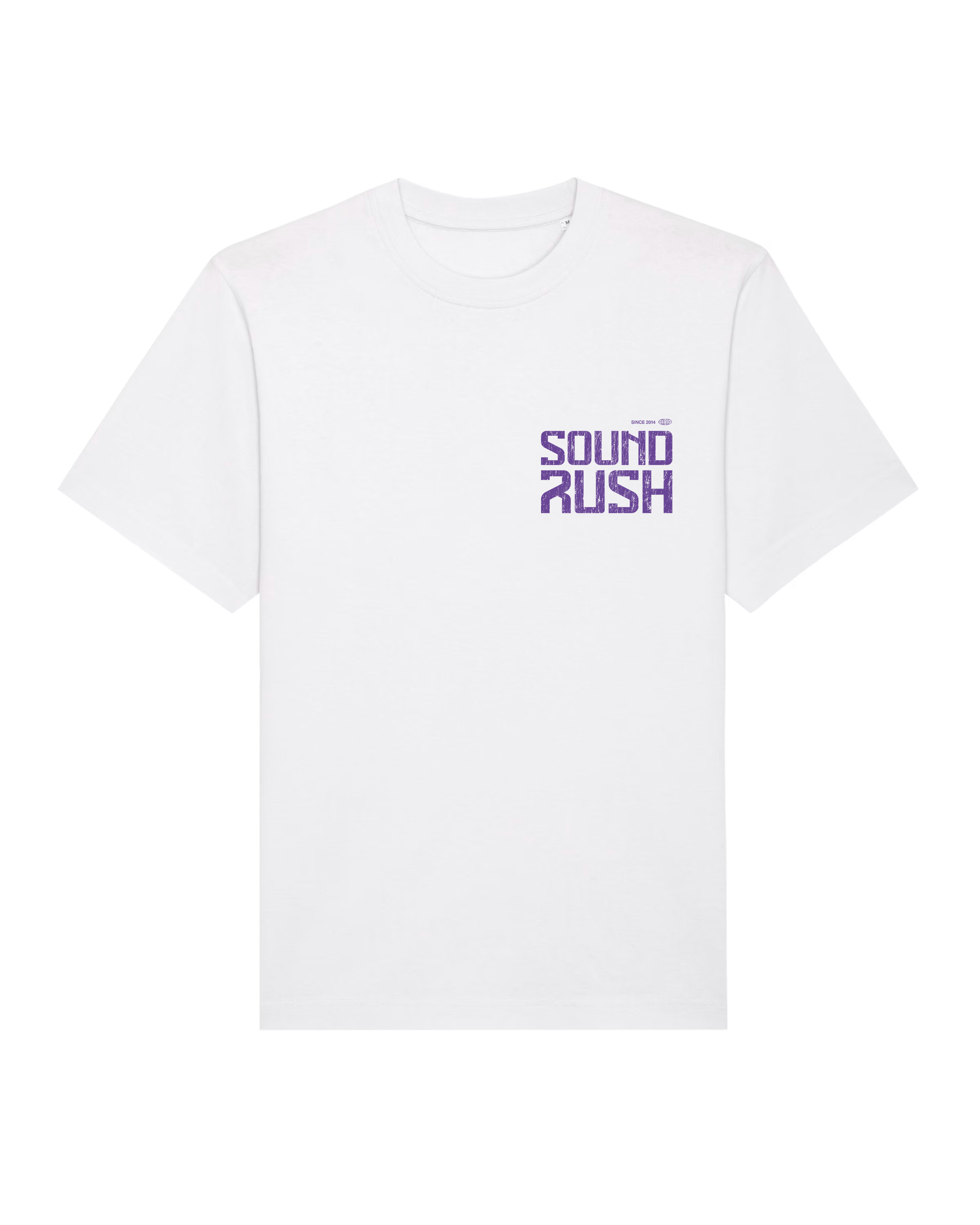 PURPLE WAVE WHITE T-SHIRT